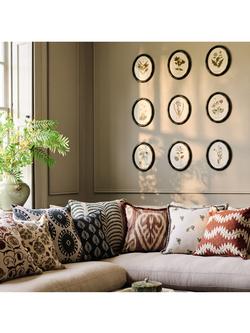 OKA Lillian Cushion Cover, Warm Red - view 2, Warm Red