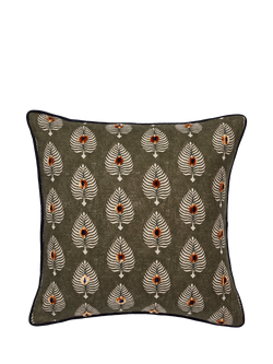OKA Ocellus Cushion Cover, Grey Green
