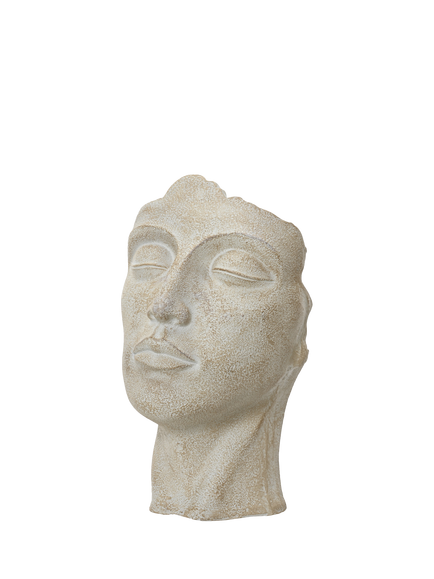 Kaemingk Reveur Face Indoor/Outdoor Planter, Natural, Natural