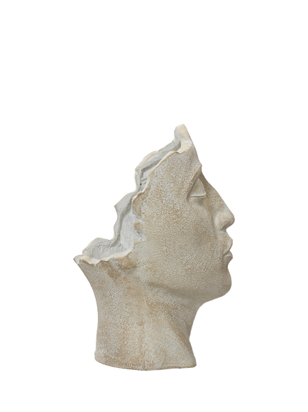 Kaemingk Reveur Face Indoor/Outdoor Planter, Natural - view 2, Natural