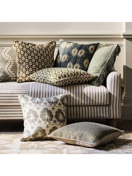 OKA Samamit Cushion, Dune Green - view 2, Dune Green