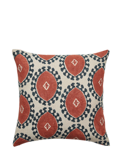 OKA Contorno Cushion, Dirty Orange