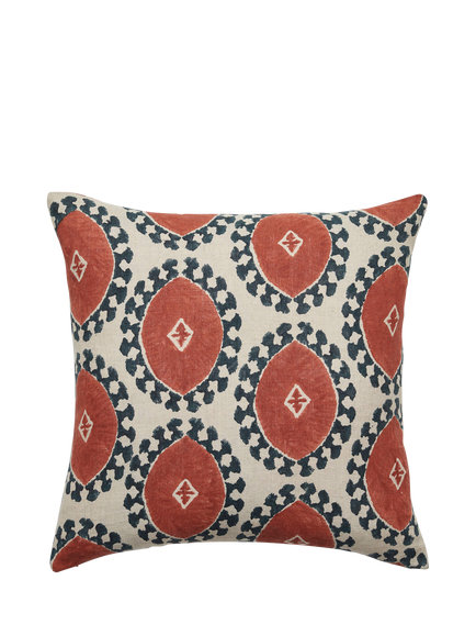 OKA Contorno Cushion, Dirty Orange