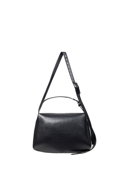 Samsøe Samsøe Leather Blend Satchel Bag, Black - view 2, Black