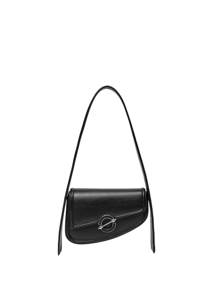 Samsøe Samsøe Sahero Asymmetric Shoulder Bag, Black, Black