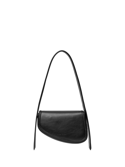 Samsøe Samsøe Sahero Asymmetric Shoulder Bag, Black - view 2, Black