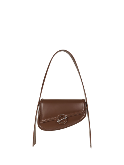 Samsøe Samsøe Sahero Asymmetric Shoulder Bag, Potting Soil, Potting Soil
