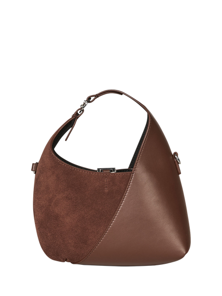 Samsøe Samsøe Sakaia Mini Hobo Bag, Potting Soil, Potting Soil