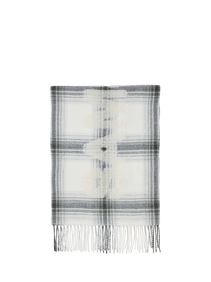 Samsøe Samsøe Wool Blend Fringe Scarf, Calliste Green, Calliste Green