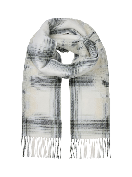 Samsøe Samsøe Wool Blend Fringe Scarf, Calliste Green - view 2, Calliste Green