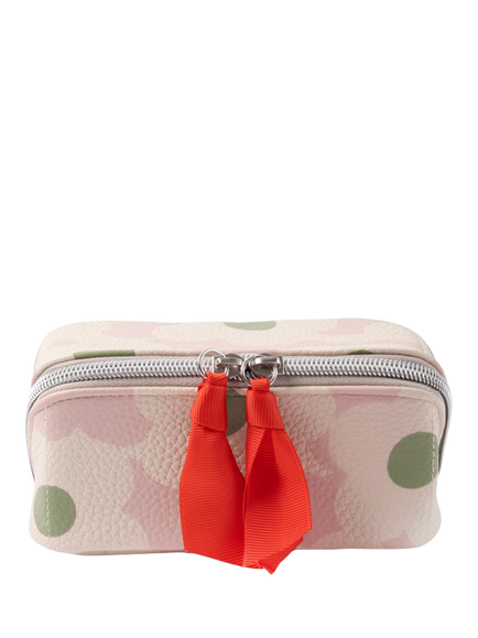 Caroline Gardner Mini Flower Cosmetic Bag, Light Pink, Light Pink