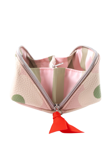 Caroline Gardner Mini Flower Cosmetic Bag, Light Pink - view 2, Light Pink