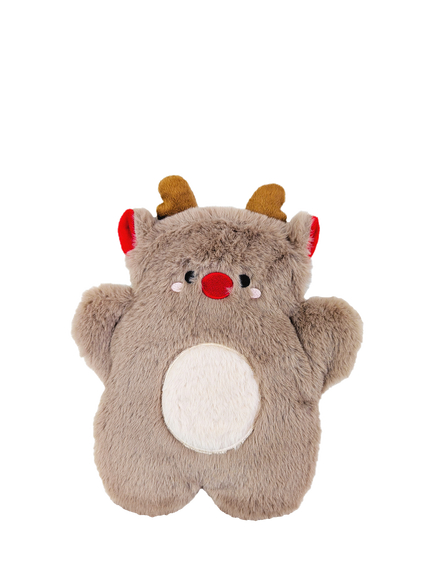 Tinc Let's Get Cosy Cuddle Reindeer Warmer, Brown Multi