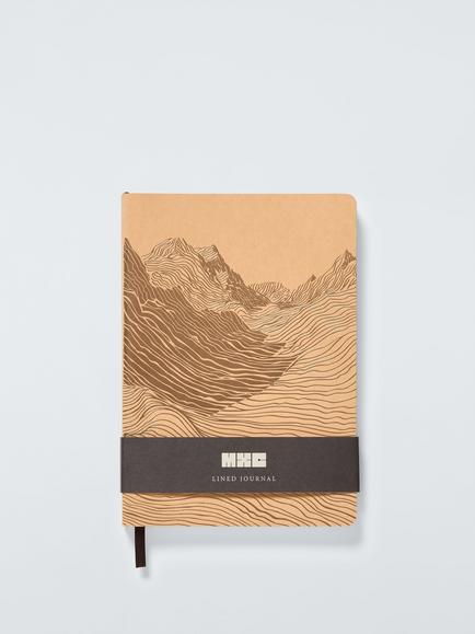 John Lewis Made by Care Peter Dyer 'Quiet Transformation' A5 Notebook, Brown Multi
