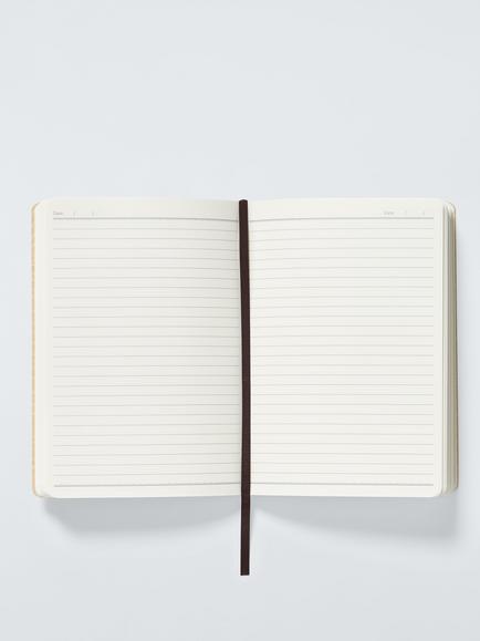 John Lewis Made by Care Peter Dyer 'Quiet Transformation' A5 Notebook - view 2, Brown Multi