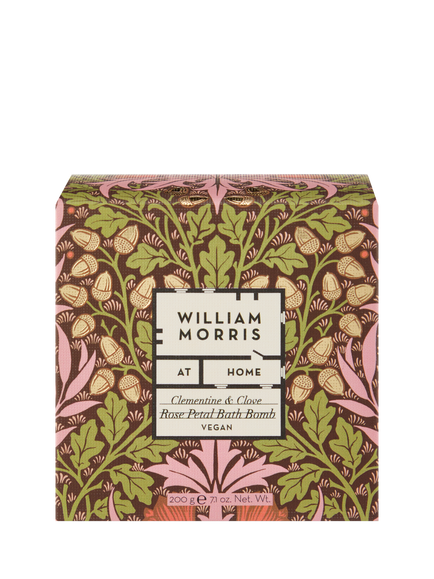 William Morris At Home Clementine & Clove Scented Bath Fizzer, 230g, Brown