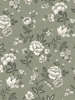 Laura Ashley Bradenbury Trail Wallpaper, Antique Green, Antique Green