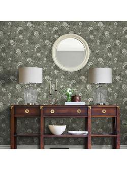 Laura Ashley Bradenbury Trail Wallpaper, Antique Green - view 2, Antique Green
