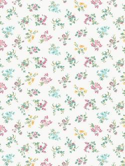 Laura Ashley Keeleigh Posy Wallpaper, Multi, Cream