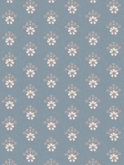 Laura Ashley Semington Floral Wallpaper Geo, Blue, Newport Blue