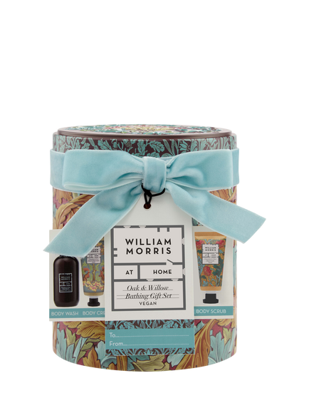William Morris At Home Acanthus Bathing Gift Tin - view 2, Blue