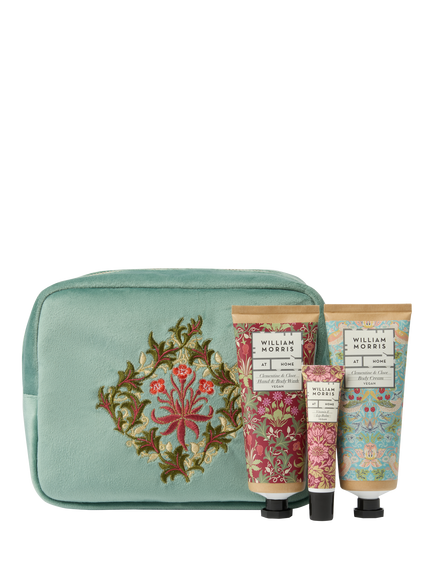 William Morris At Home Luxury Travel Gift Set, Blue
