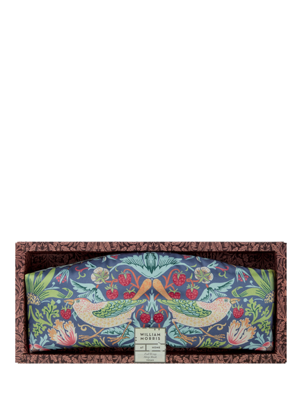 William Morris At Home Strawberry Thief Deep Sleep Eye Mask, Green