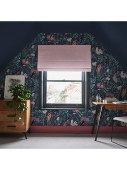 Graham & Brown Clavering Birds Wallpaper, Night - view 2, Blue