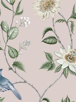 Graham & Brown Nuit Blush Wallpaper, Pink, Pink