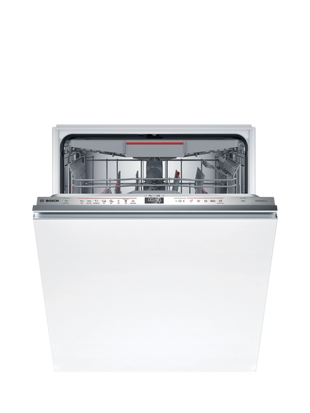 Bosch OUTLET Series 6 SMD6YCX01G Fully Integrated Dishwasher with PerfectDry, Like New, Stainless Steel, Stainless Steel