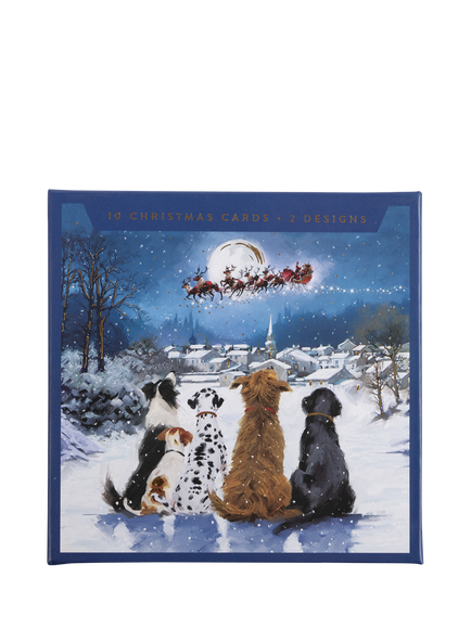 Woodmansterne Christmas Dogs Christmas Cards, Pack of 10, Multi