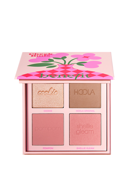 Benefit Limited Edition Cheek Buds Hoola Bronzer, Blush and Highlighter Palette, Multi, 