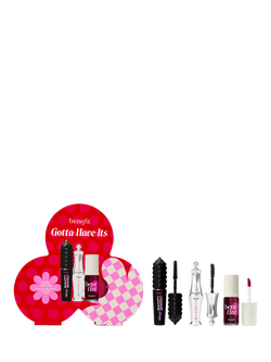 Benefit Gotta Have Its Mascara, Brow Gel and Lip & Cheek Tint Best Sellers Makeup Gift Set, 