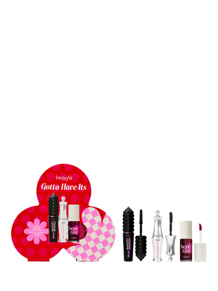 Benefit Gotta Have Its Mascara, Brow Gel and Lip & Cheek Tint Best Sellers Makeup Gift Set, 