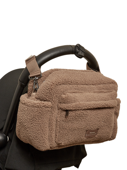 Finnsøn Freya Oversized Stroller Organiser, Mocha - view 2, Mocha