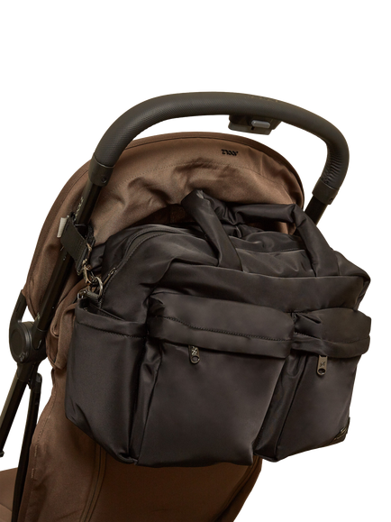 Finnsøn Iris Double Pocket Changing Bag, Black - view 2, Black