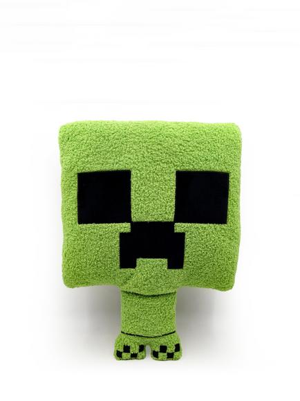 Branch Threads Minecraft Creeper Cushion, Green