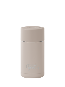 frank green Push Button Lid Ceramic Travel Mug, 355ml, Moon Dust, Moon Dust