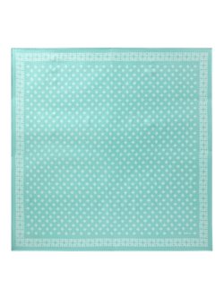 Mulberry Pure Silk Tree Square Scarf, Marina Blue, Marina Blue