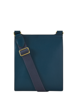 Mulberry Antony Small Classic Grain Leather Satchel, Blue Ocean - view 2, Blue Ocean