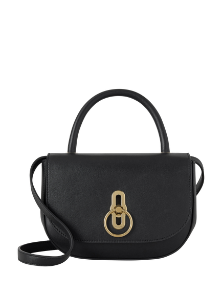 Mulberry Small Amberley Top Handle Handbag, Black