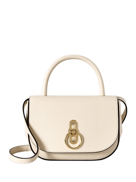 Mulberry Small Amberley Top Handle Handbag, Eggshell