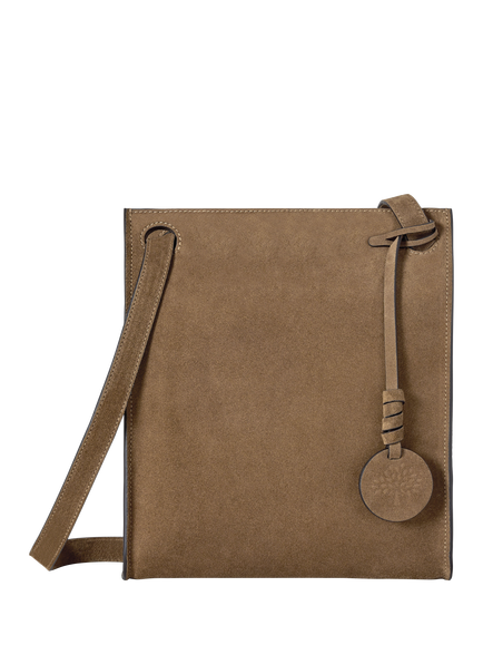 Mulberry Mini Soft Suede Tote Bag, Salcombe Sand, Salcombe Sand
