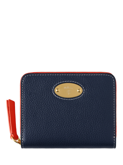 Mulberry Zip Around Purse, Night Sky/Coral Orange, Night Sky/Coral Orange