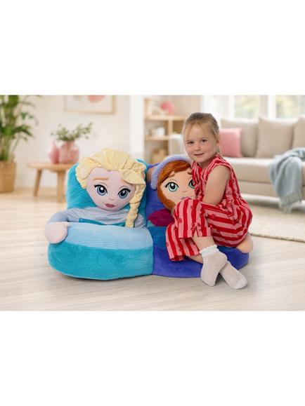 Disney Frozen Anna and Elsa Plush Sofa - view 2, Multi