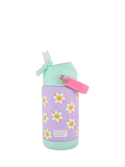 Polar Gear Kids' Daisy Drinks Bottle, 370ml, Lilac/Mint, Lilac & Mint
