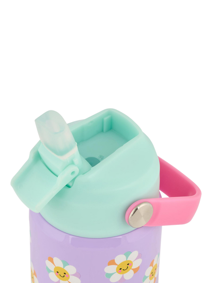 Polar Gear Kids' Daisy Drinks Bottle, 370ml, Lilac/Mint - view 2, Lilac & Mint