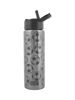 Polar Gear Kids' Football Drinks Bottle, 750ml, Black, Black