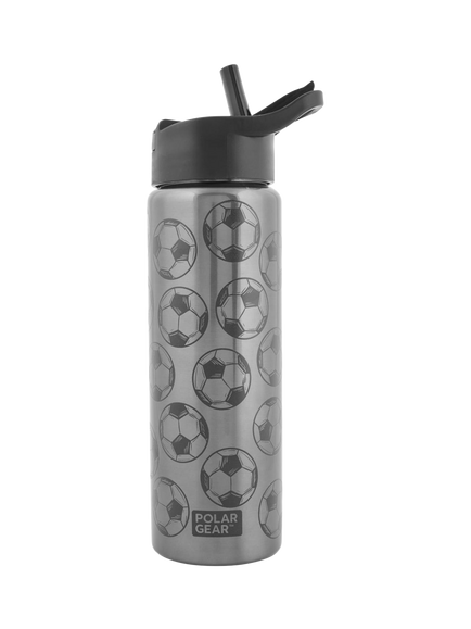 Polar Gear Kids' Football Drinks Bottle, 750ml, Black, Black