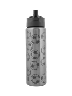 Polar Gear Kids' Football Drinks Bottle, 750ml, Black - view 2, Black